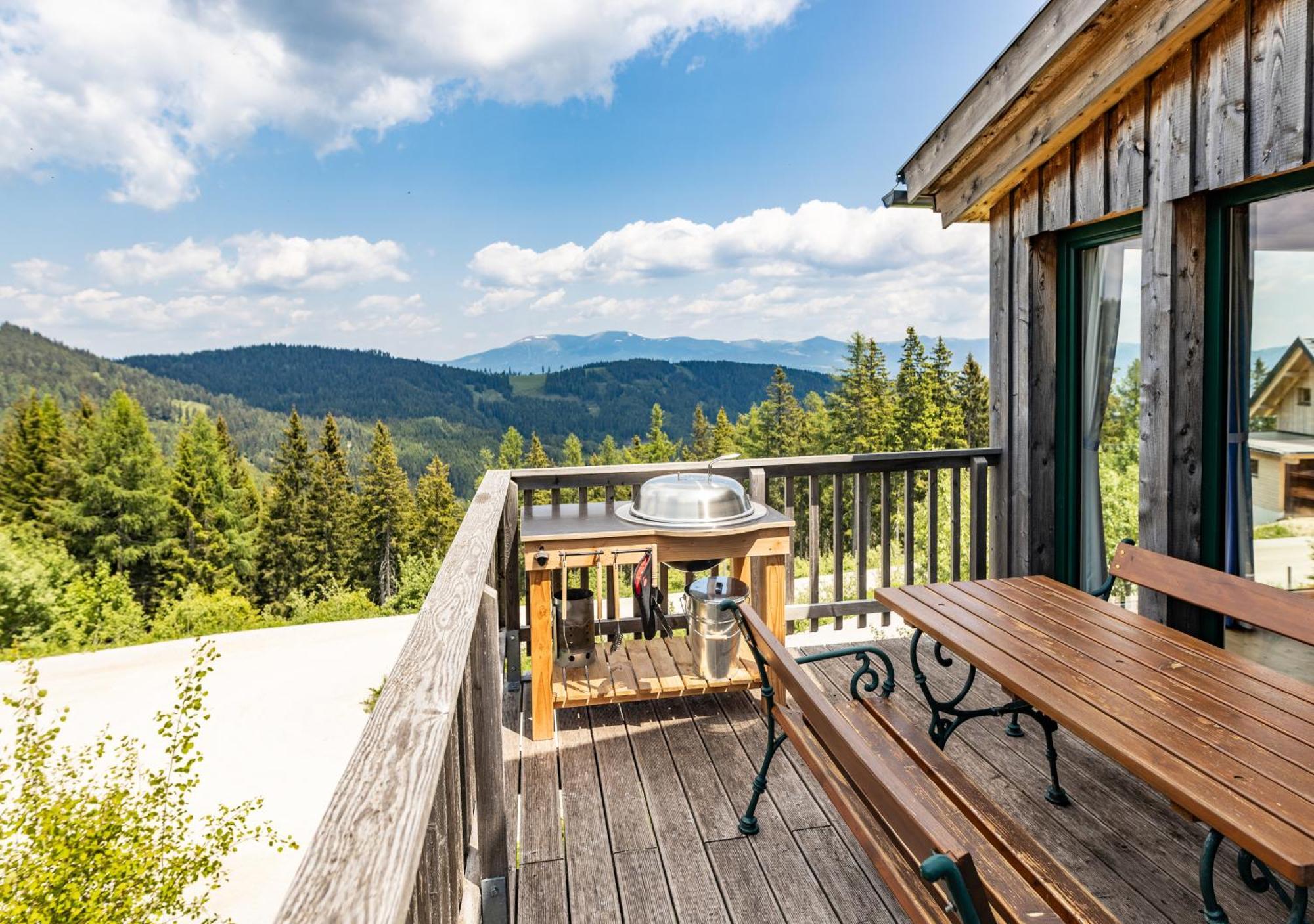1A Chalet Rast - Wandern, Grillen, Traumblick, Indoor Sauna Bad Sankt Leonhard im Lavanttal Eksteriør billede